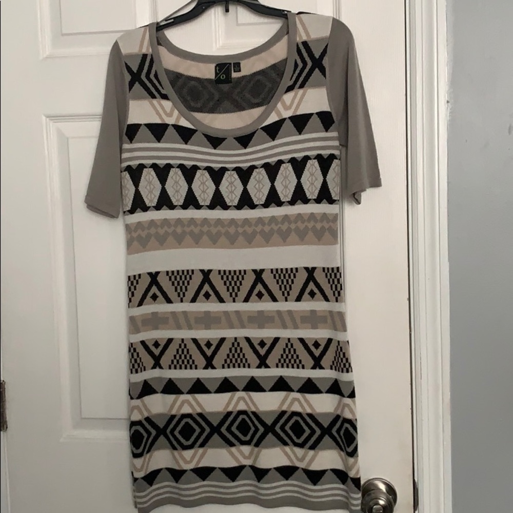 Aztec knitted Tunic